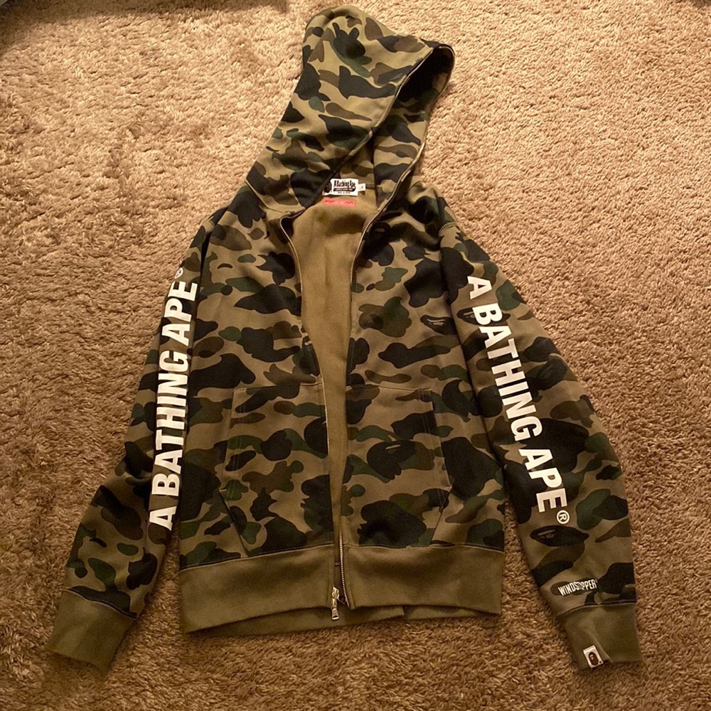 Bape 1st Camo Windstopper Hoodie